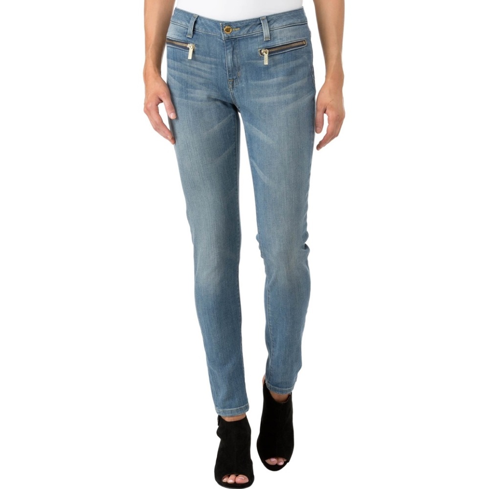 *NWT* Michael Kors Izzy Skinny Jeans, Zipper Pockets, Verushka Wash